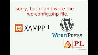 sorry, but i can't write the wp-config.php file. #ProgrammersLab