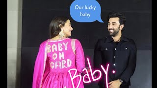 Pregnant alia bhatt Ranbir Kapoor first time revealing about their baby in Hyderabad!!