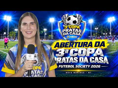 Imagem - Abertura da 3ª Copa Pratas da Casa de Futebol Society 2026.
