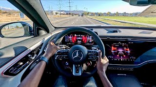 NEW 2026 Mercedes-AMG E53 Hybrid Test Drive – 577 HP Luxury Performance Sedan Review!