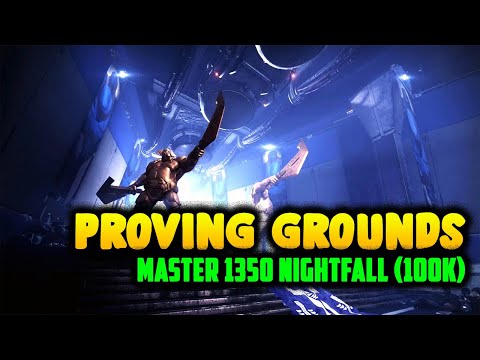 Destiny 2 | "Proving Grounds" Master 1350 (100k) Nightfall Ordeal Guide | -10 Power Under