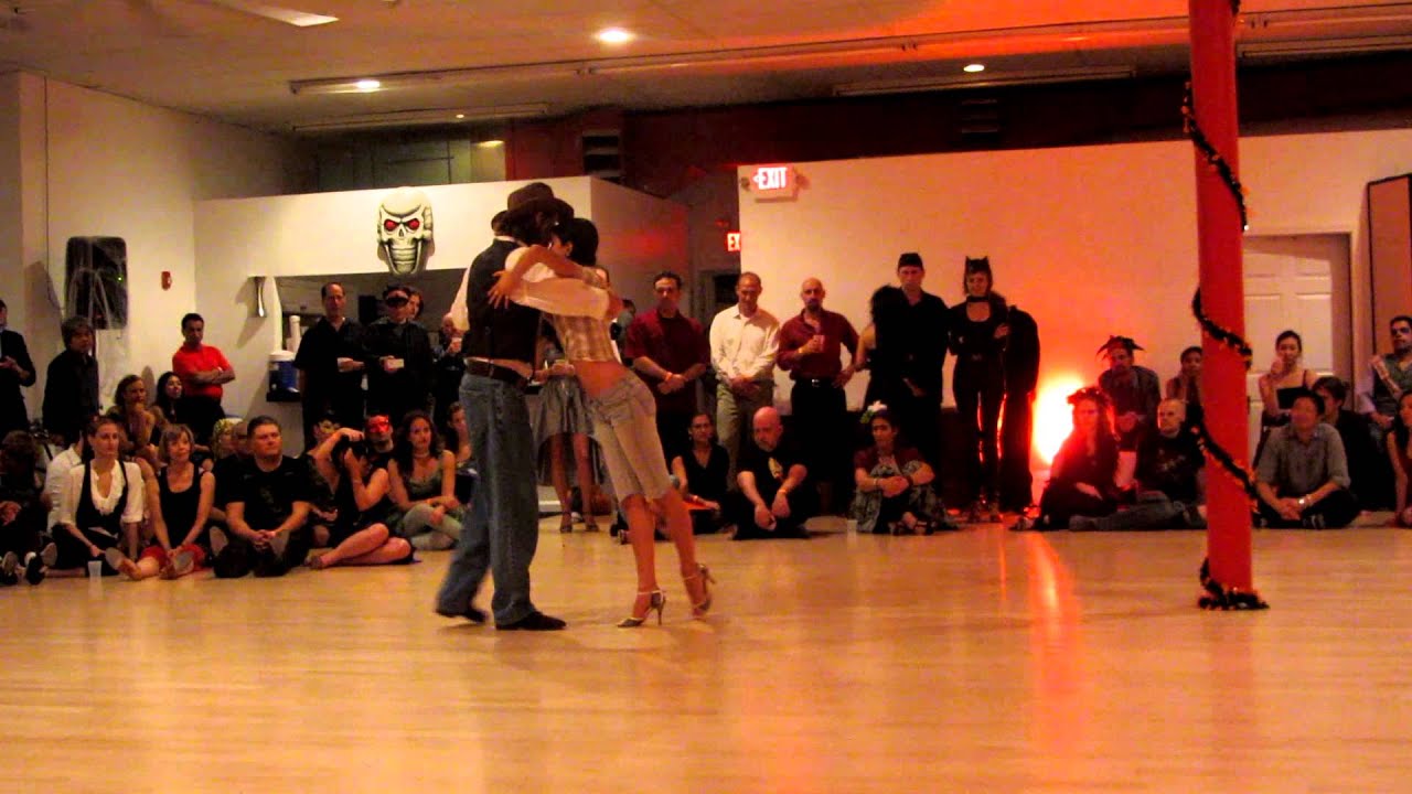 Jaimes Friedgen and Christa Rodriguez performing at MIT Tango Festival 2012