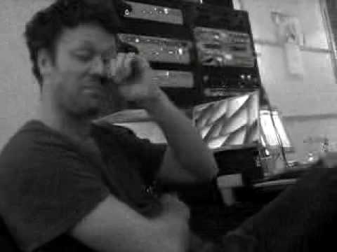 Lukas Sherfey  in the studio - Video Diary, Day 9