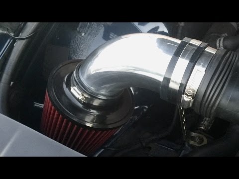 OPEL Omega 3.2 V6 Sound  K&N  High Flow Air Filter Intake Induction SOUND!! - Revving  - Vauxhall