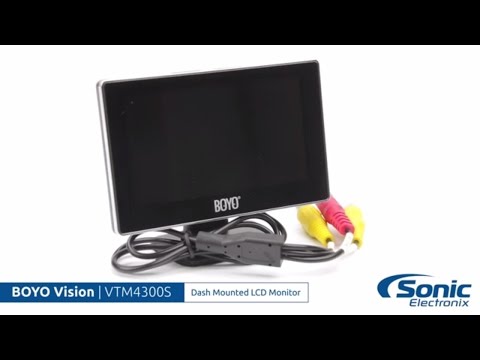 BOYO Vision 4.3" Digital LCD Monitor VTM4300S-video