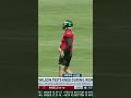Zach Wilson tests knee during workout on Monday? #shorts