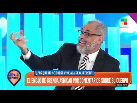 Brenda Asnicar enfurecida por los críticas a su cuerpo