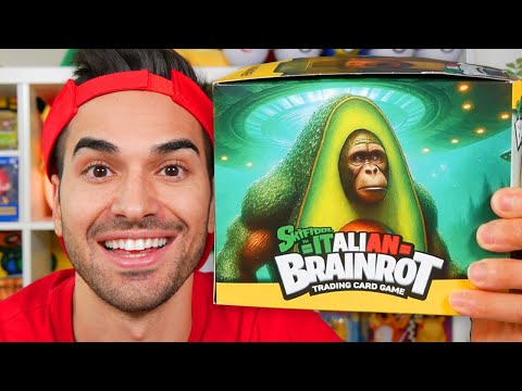 APRO I NUOVI PACCHETTI GIGANTI DELLE CARTE DEI BRAIN ROT