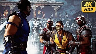 Mortal Kombat 1 Sub Zero Becomes Evil Betrays Scorpion and Smoke - (Sub Zero Story Cutscenes) MK1
