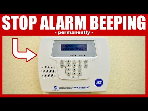 How To STOP The BEEPING On Your ADT Alarm System Panel - Permanently