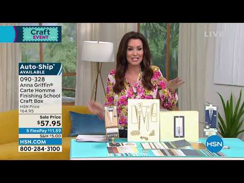 HSN | Anna Griffin Elegant Paper Crafting 05.03.2022 - 06 PM