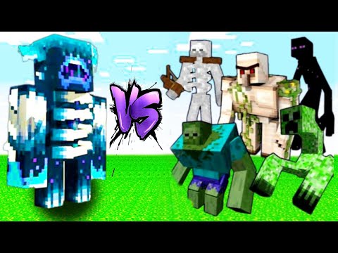 ULTRA WARDEN vs ALL MUTANT CREATURES minecraft