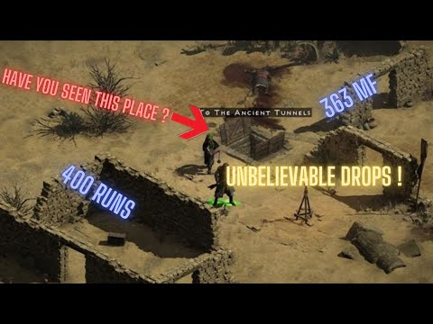 500 Ancient Tunnel Runs | Diablo 2: Resurrected | Amazing drops | Cold/Blizzard Sorc