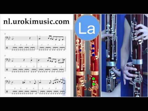 Fagot Leren Spelen Schubert - Ave Maria Tablatura Deel#2 um-b799