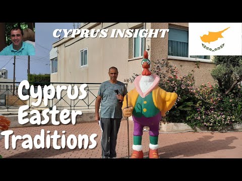 Easter Traditions in Cyprus, Decorations and Bakery Goods.
