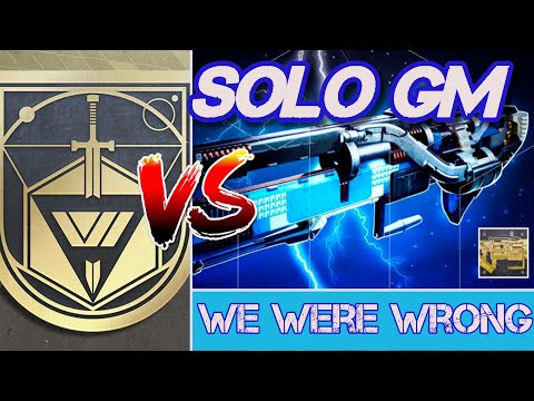 Solo A Grandmaster Nightfall W/GRAND OVERTURE The UNDER USED Exotic LMG 'Inverted Spire' Platinum