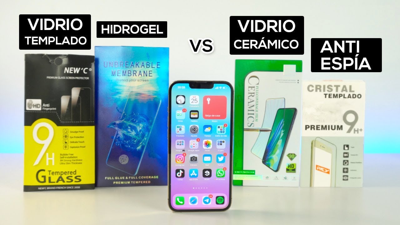 ¿Qué PROTECTOR de PANTALLA es mejor Cristal Templado vs Hidrogel vs Cerámico vs Anti Espía 🆚