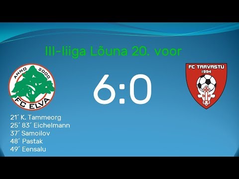 20. voor 2018: FC Elva II - FC Tarvastu 6:0 (3:0)
