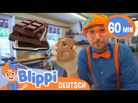 Blippi besucht eine Schokoladenfabrik | Blippi Deutsch | Abenteuer und Videos für Kinder