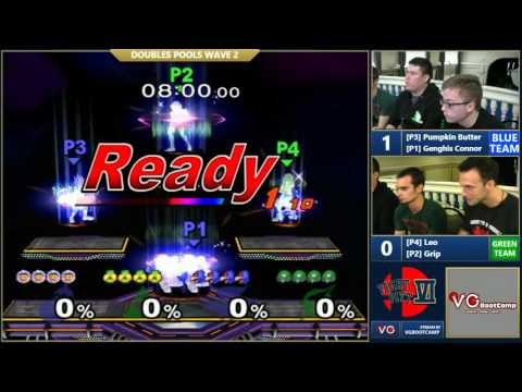 FPVI Doubles - Leo & Grip Vs. Pumpkin Butter & Genghis Connor - SSBM Pools - Smash Melee