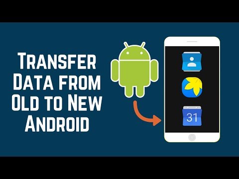 Part of a video titled How to Transfer All Data from Old to New Android - YouTube