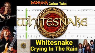 Crying In The Rain - Whitesnake - Guitar + Bass TABS Lesson