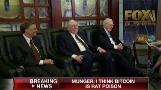 Charlie Munger on Bitcoin, Corporate Taxes, Bank Regulation & Fed Policy - CNBC Interview