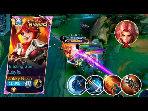 LAYLA NEW 1 SHOT BUILD 2024 INSTANT DELETE!!🔥BUILD TOP 1 GLOBAL LAYLA ~ MLBB