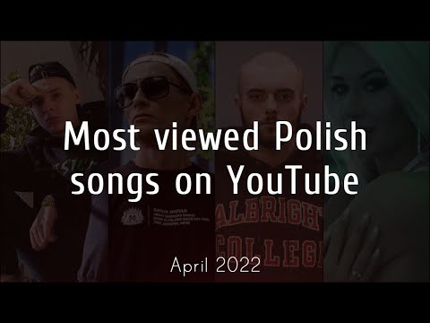 Most Viewed Polish Songs on YouTube - April 2022