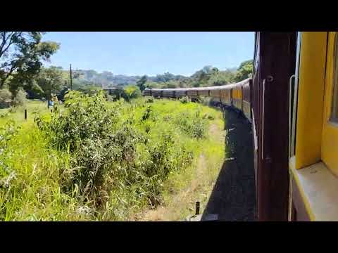 Maria fumaça Campinas- trem no curvão próximo a Carlos Gomes.