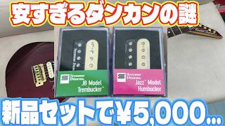 アリエクで売ってたダンカン？ピックアップの様子がおかしいので買ってみた。 Seymour Duncan  JB TB-4 SH-2