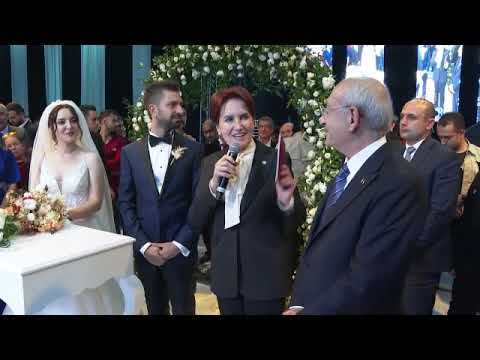 ADANA - Kemal Kılıçdaroğlu ve Meral Akşener, nikah şahitliği yaptı (2)