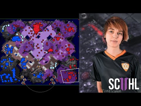SCARLETT TAKES THE ENTIRE MAP - Starcraft 2: Scarlett vs. Semper