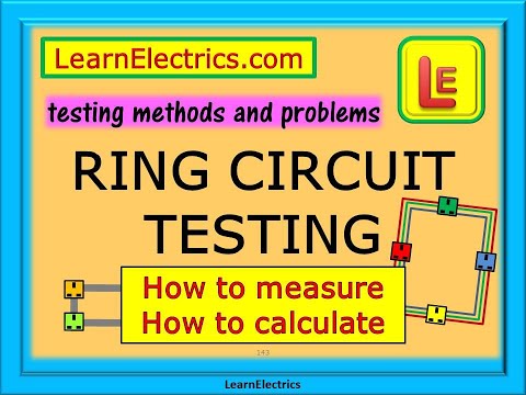 RING CIRCUIT CALCULATIONS - TESTING METHODS AND SOME PROBLEMS – THE RIGHT NUMBERS AND THE WRONG ONES