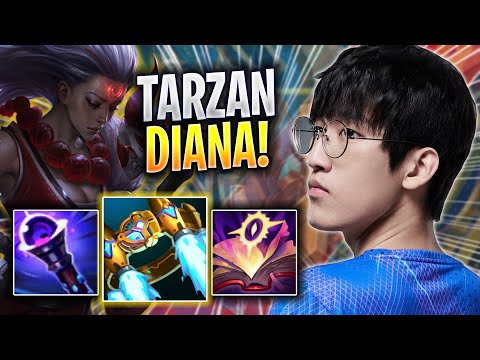 TARZAN IS A MONSTER WITH DIANA! - LNG Tarzan Plays Diana JUNGLE vs Nidalee! | Season 2023