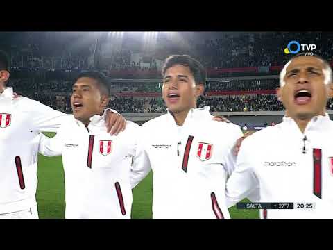 Himno peruano en el monumental - Argentina vs Peru 14/10/2021-Respetado- Eliminatorias mundial 2022
