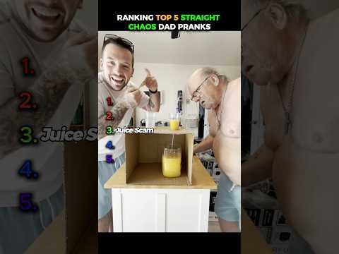 Ranking Top 5 Straight Chaos Dad Pranks🤯😂