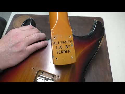 Installing a New Neck on a Fender Stratocaster Highway One Guitar... plus a full setup!