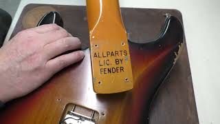 Installing a New Neck on a Fender Stratocaster Highway One Guitar... plus a full setup!
