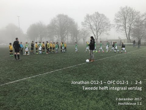 Tweede helft Jonathan O12-1 - OFC O12-1(2-4)