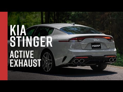 2022+ KIA STINGER // MBRP 2.5" Active Cat-Back, Quad Rear Exit Exhaust
