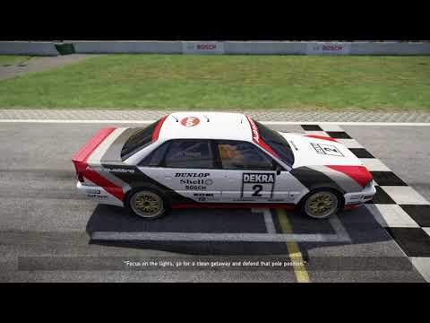 Audi V8 DTM SMS AG - Hubert Haupt testing on Hockenheimring