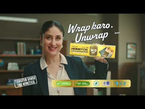 Wrap Karo. Unwrap Karo. | Fresh food ka mazaa sirf Homefoil se | India's 2-in-1 Foil