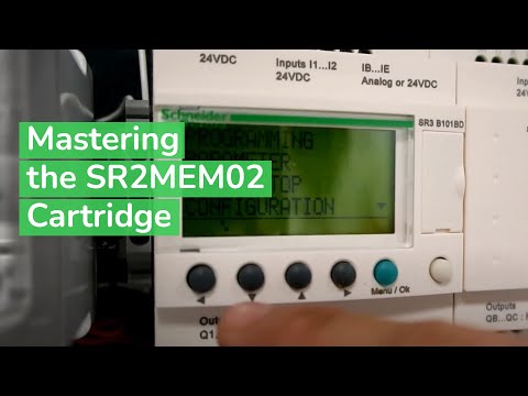 Video FAQ - Transfiriendo el programa del Zelio Smart Relay hacia y desde la tarjeta SR2MEM02