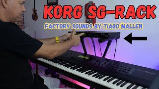 Video thumbnail for KORG SG-RACK STAGE PIANO MODULE (FACTORY SOUNDS) by TIAGO MALLEN #korg #tecladista by Tiago Mallen