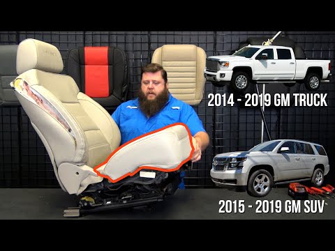 Chevrolet | GMC (2014 - 2019) Bottom Seat Cover Replacement - Part 1 - (Bottom Cover Install)