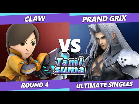 TAMISUMA 208 Round 4 - CLAW (Mii Gunner) Vs. Prand Grix (Sephiroth) Smash Ultimate SSBU