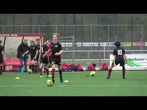 Voor aanvang Beker AFC Quick 1890 JO16-1 -  DOVO JO16-1