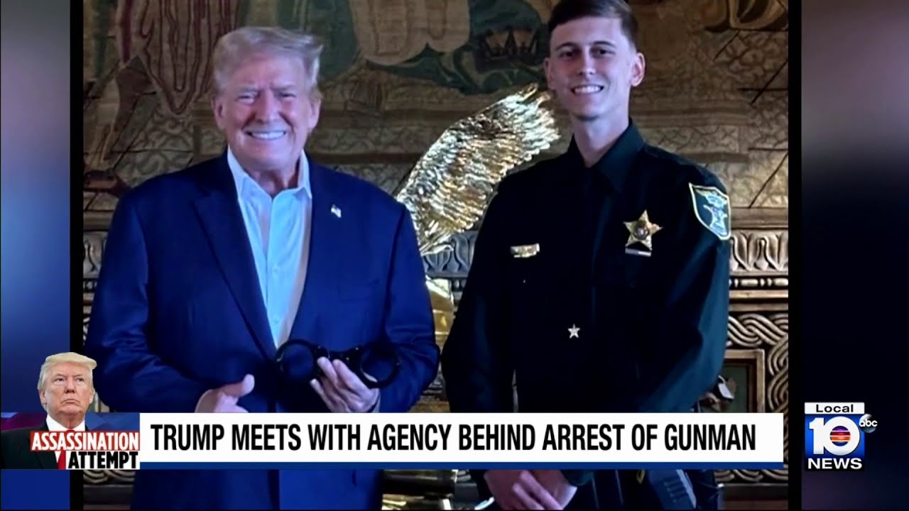 Trump meets with agency behind arrest of gunman