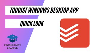 Todoist Windows Desktop App - Quick Look